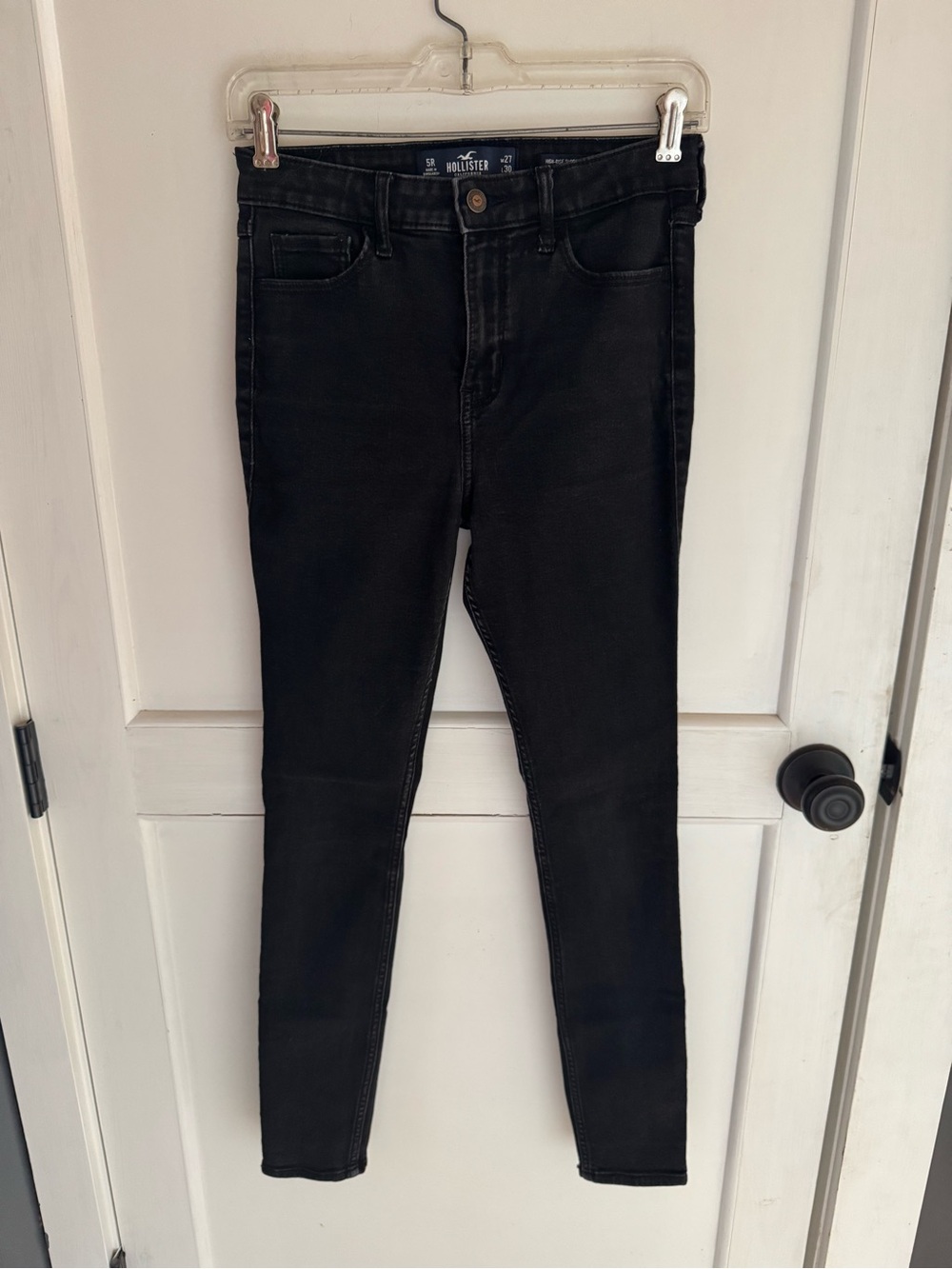 Hollister Black High-Rise Super Skinny Classic Stretch Jeans